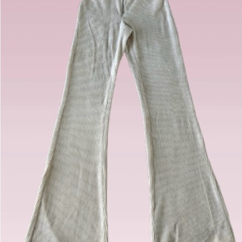 Striped Flared Pants